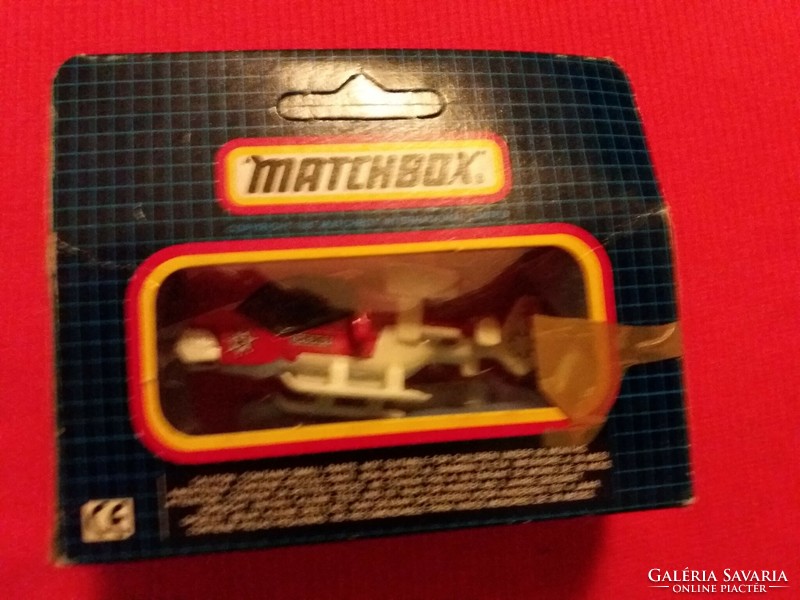 Retro 1990s blue matchbox mb - 57 with helicopter box as shown in pictures