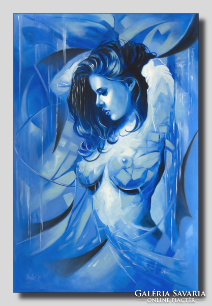 Oil painting - reflection - 90cmx60cm