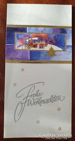 Karácsonyi képeslap postatiszta üdvözlőlap üdvözlőkártya levelezőlap