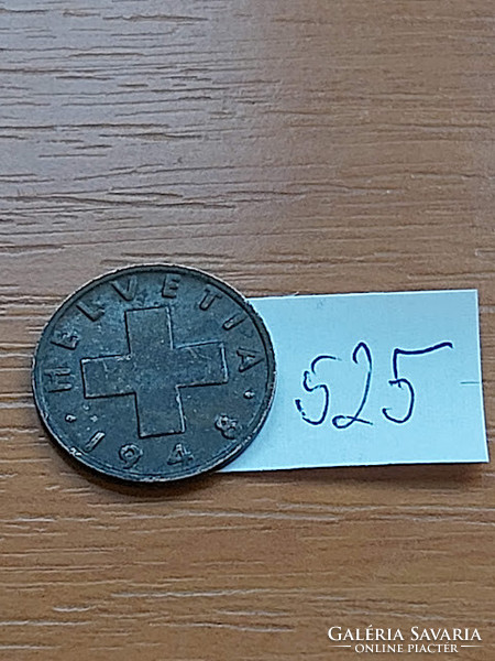 Switzerland 2 rappen 1948 b, bronze 525