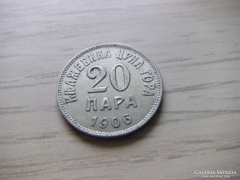 20 Para 1906 Montenegro