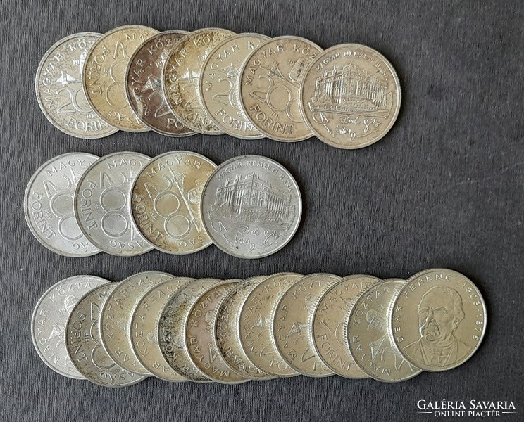 200 forint 1992-1993-1994 (23 db)