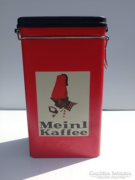 Retro buckled metal coffee box julius meinl, jubilee edition
