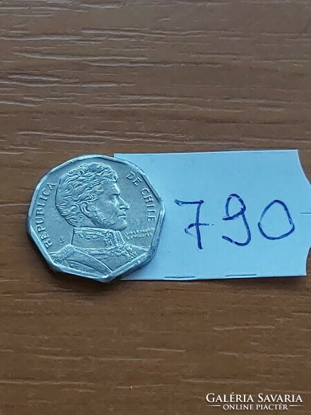 Chile 1 peso 1996 alu. Bernardo O'Higgins 790