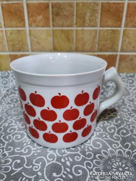 Zsolnay red apple giant mug 6 dl!