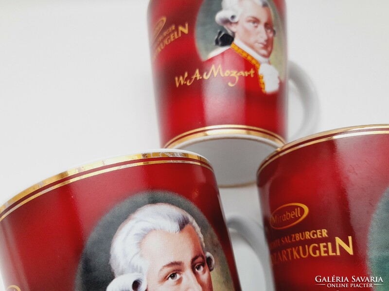 Mozart chocolate mugs, 3 in one