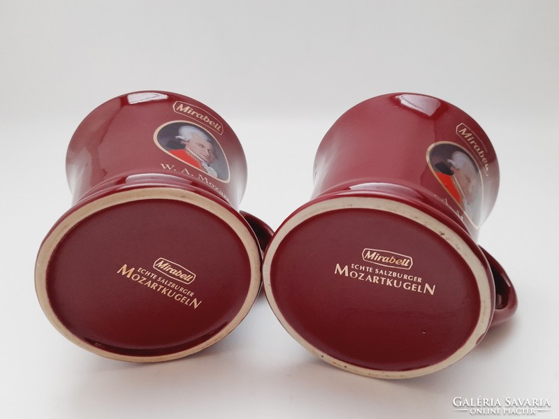 Mozart chocolate mugs, 2 in one