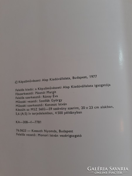 Domanovszky Endre Bertalan Vilmos: Színek varázsa és egy kiállítási katalógus 1971 ből