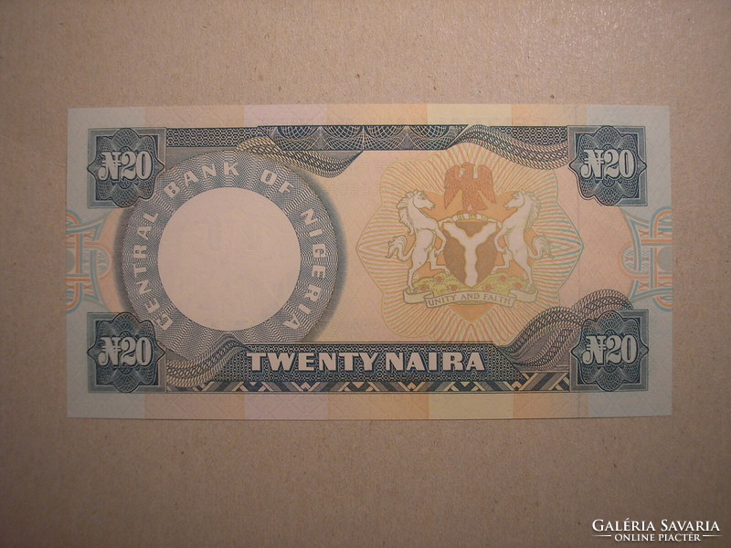 Nigéria - 20 Naira 1984 UNC