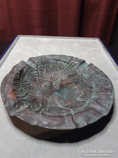 Athena - ancient Greek copper ashtray