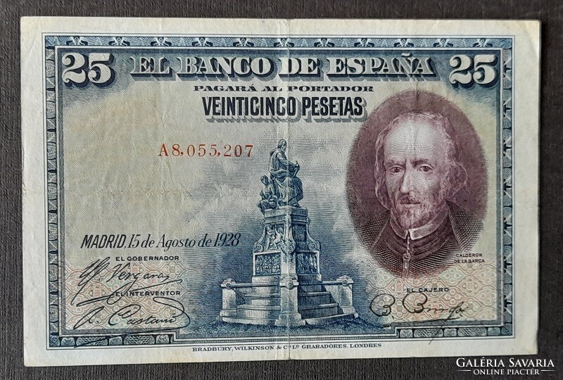 Spain * 25 pesetas 1928
