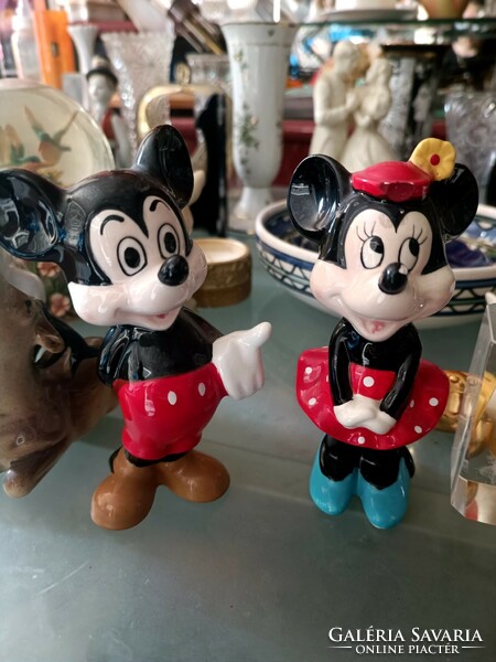Mickey & Minnie walt disney porcelain!