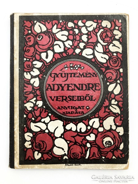 Ady endre: a collection of poems by ady endre, 1918 - with an illustrated cover by Falus Elek