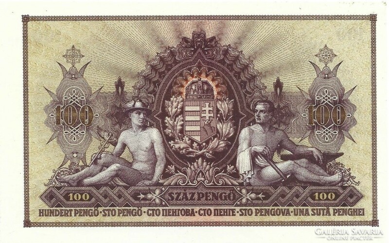 100 pengő 1943 Szálasi 2. UNC