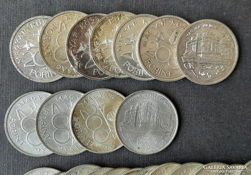 200 forint 1992-1993-1994 (23 db)