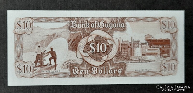 Guyana * 10 dollar én.