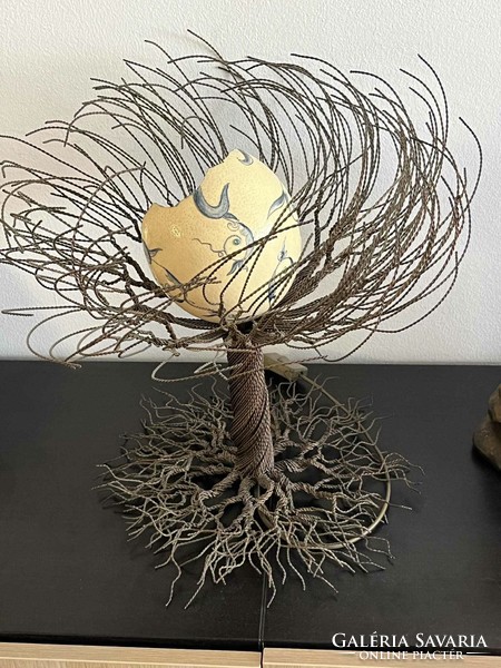 Kiricza ostrich egg artistic lamp