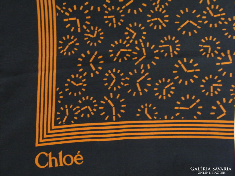Vintage Chloé selyemkendő, selyemsál
