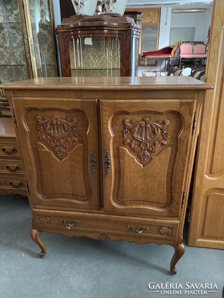 Neo-baroque shoe cabinet or high chest of drawers