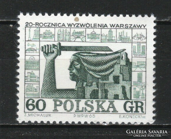 Postatiszta Lengyel 0080 Mi 1561      0,30 Euró