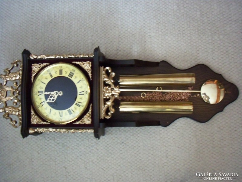 Antique Flemish pendulum clock wall clock