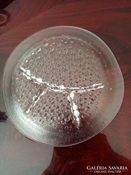 Thick divided glass serving bowl, table center 25.5 cm - I also recommend it for Mother's Day!!