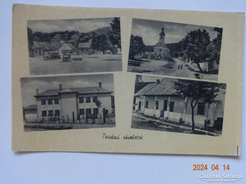 Régi képeslap: Tardos, 1955