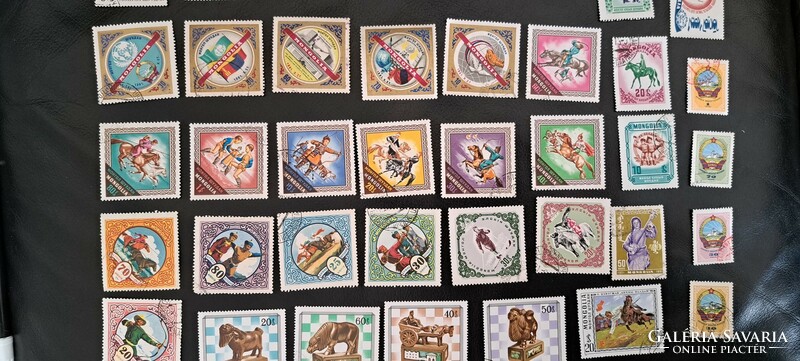 Mongolia equestrian nation, traditions, etc. stamps package sealed 2.