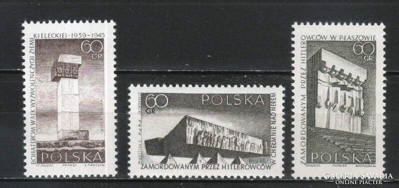 Postatiszta Lengyel 0140 Mi 1632-1634       2,50 Euró