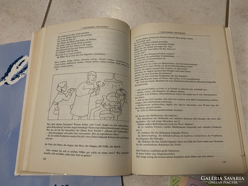 Német nyelvi oktatócsomag, oktatókártya - em Brückenkurs Arbeitsbuch, német nyelvtan alapfokon