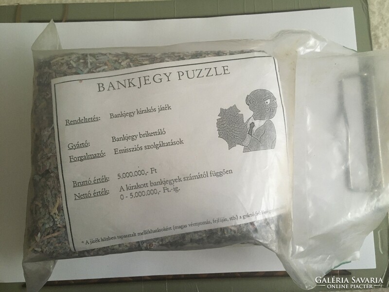 MNB Bankjegy puzzle eladó