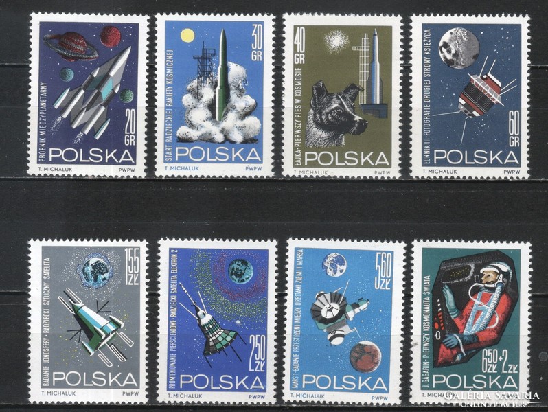 Postatiszta Lengyel 0082 Mi 1553-1560      4,50 Euró