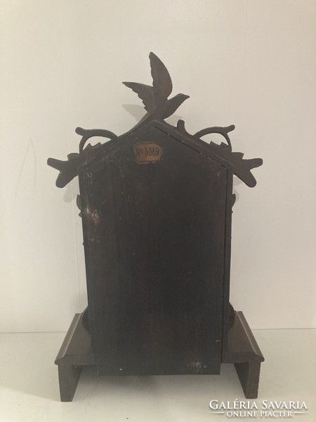 Antique very rare Badische German mantel clock. Cuckoo version!