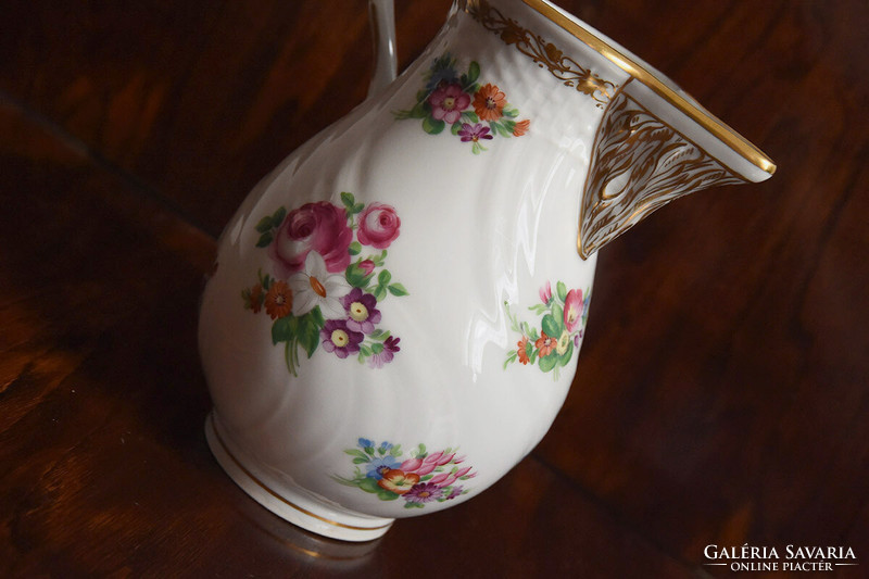 Antique Herend Viennese rose jar, xx.No. The beginning
