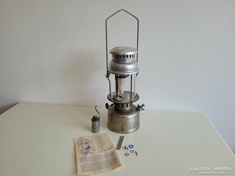 Old large gas lamp kerosene lamp