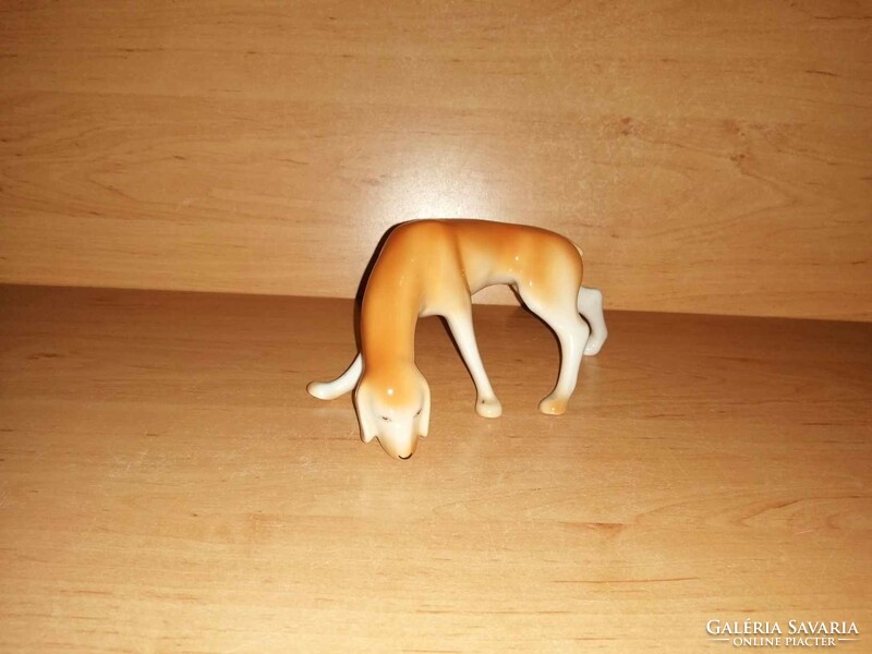 Hollóházi porcelán vizsla kutya figura (po-3)