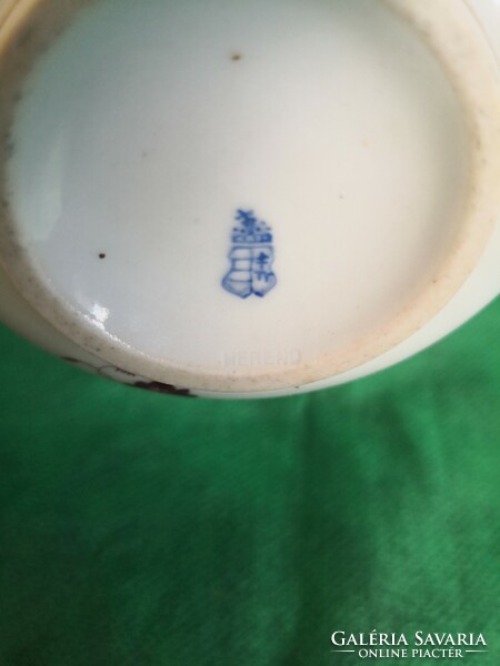 Antique Herend pur-pur Indian basket pattern cup without handle, cactus bowl