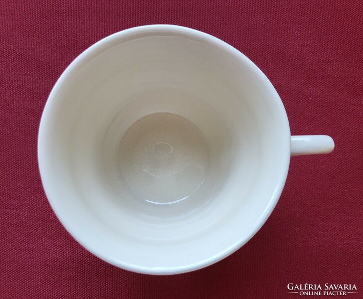 English blue scene porcelain coffee tea cup