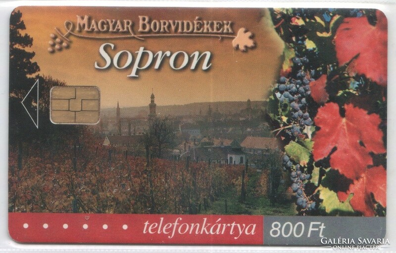 Hungarian phone card 1168 2002 Sopron Orga 30,000 Pcs