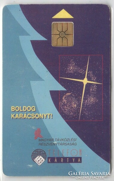 Magyar telefonkártya 0064    1992 Karácsony GEM 2, Alsó Moreno  36.000 Db db.