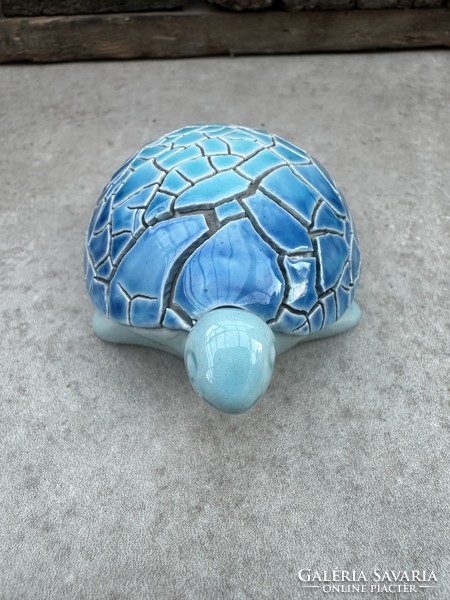 Zsolnay basic glazed turtle-Turkish János