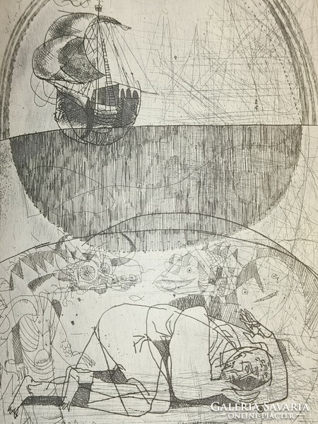 Babits Mihály Jónás könyve Würtz Ádám rézkarcaival illusztrált