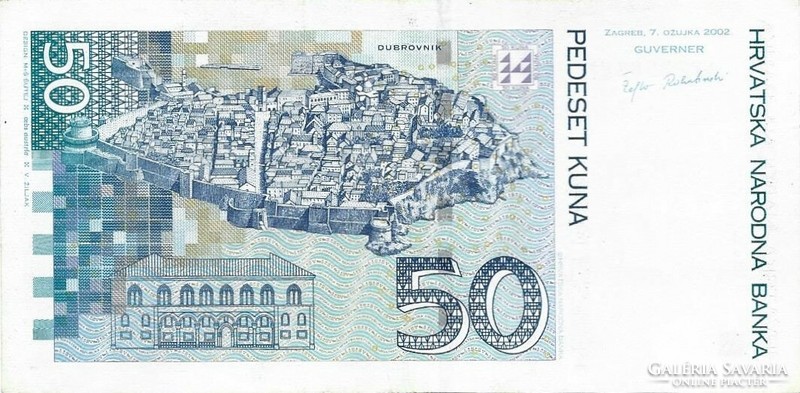 50 kuna 2002 Horvátország
