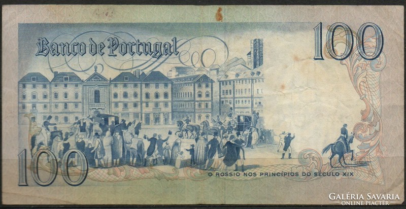 D - 205 -  Külföldi bankjegyek: Portugália 1984 100 escudos