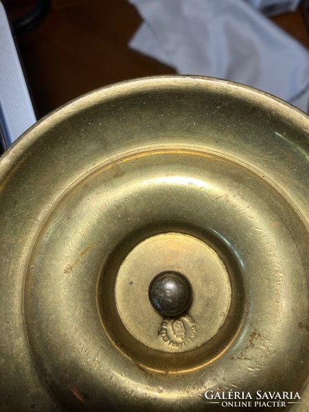Antique copper candle holder - 2 pcs (19x10 cm)