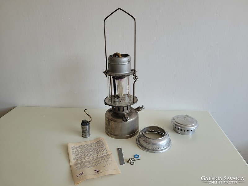 Old large gas lamp kerosene lamp