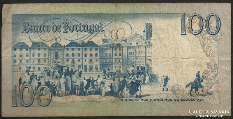 D - 211 -  Külföldi bankjegyek: Portugália 1981  100 escudos