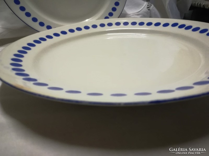 Alföldi porcelain blue polka dot plate