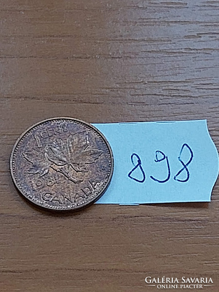 Canada 1 cent 1981 ii. Queen Elizabeth, bronze 898