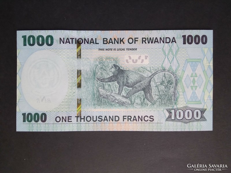 Rwanda 1000 francs 2019 unc